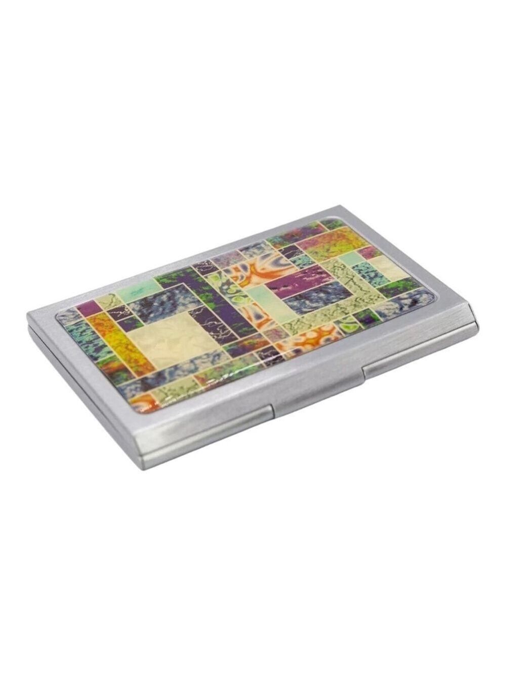 Multicolor Slim Business Card Case